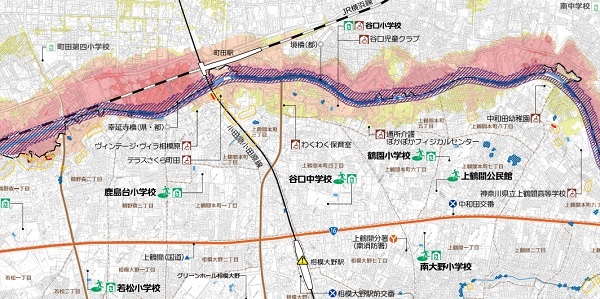 境川（相模原市）ハザードマップ